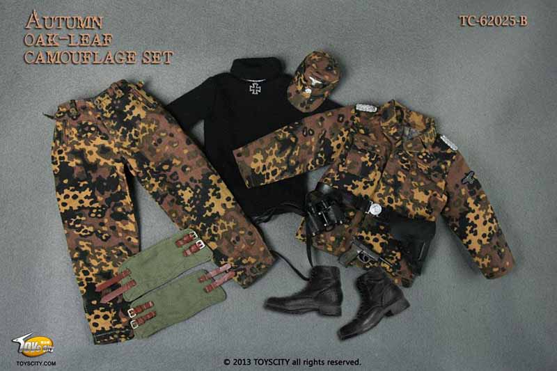 TCT62025B WWII German Camouflage Autumn OakLeaf Camouflage Set