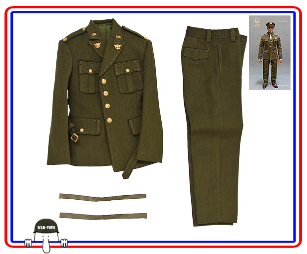 WWII US Army Officer Uniform Accessory Set AL100028A Uniform w/ Armbands