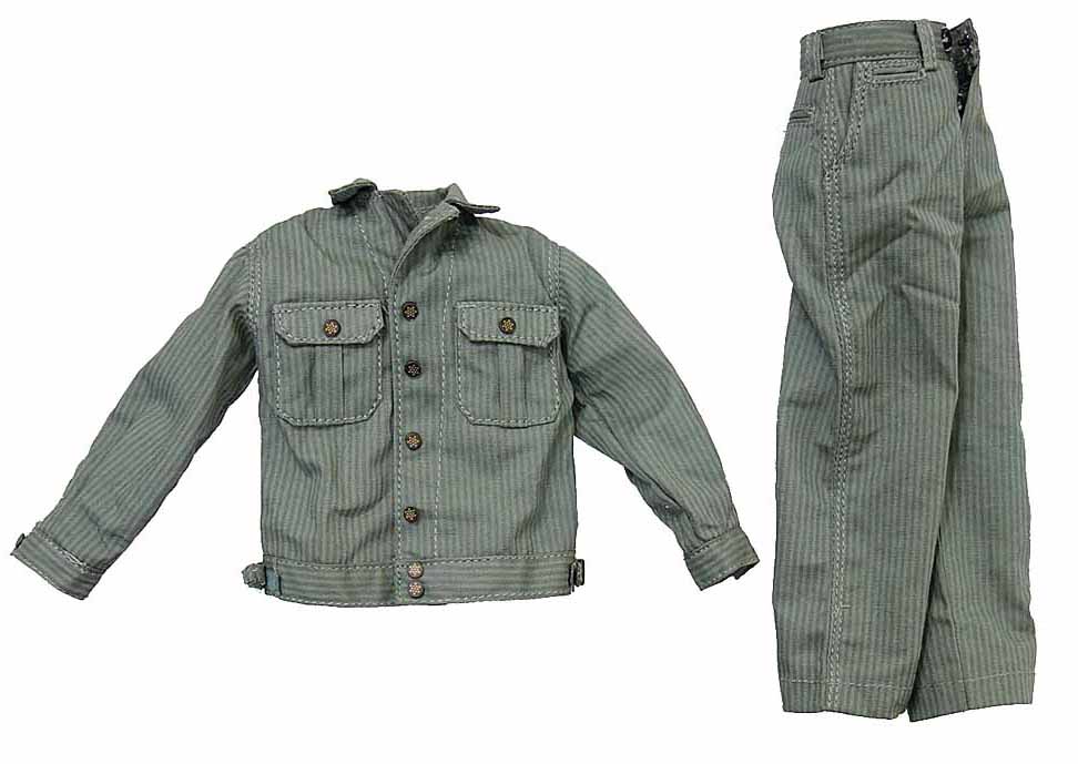 Cyber Hobby Ted Clark & Bill Lewis Green Striped Uniform