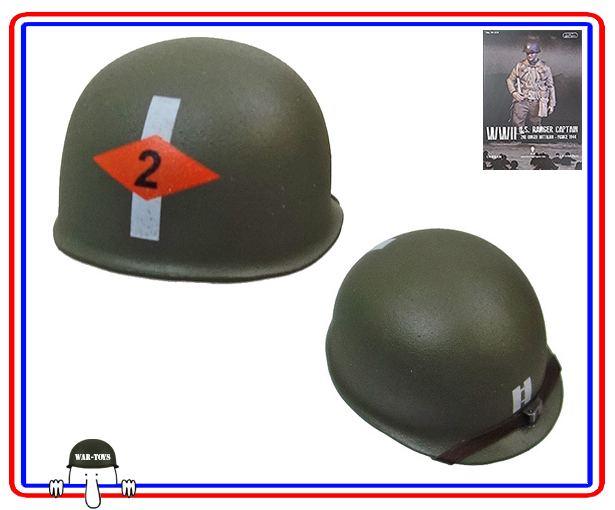 WWII US Ranger Captain Helmet (Metal)