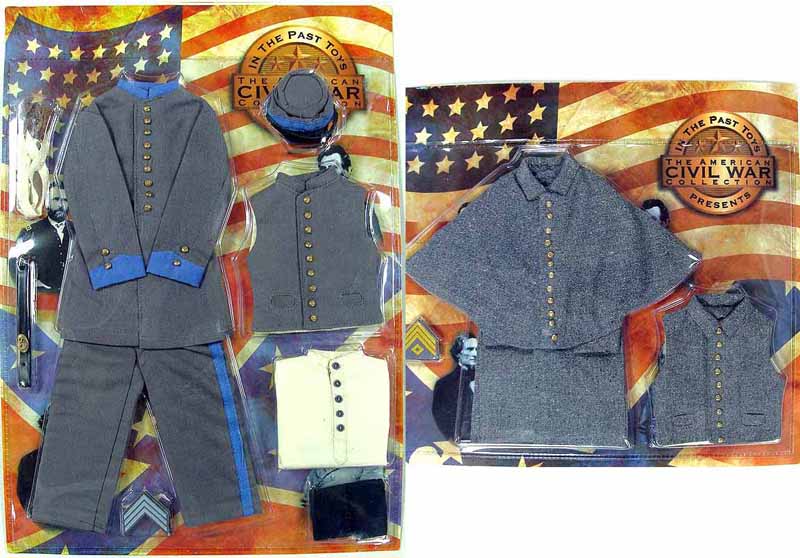 ITPT Civil War Blue Uniform Set & 12 Button Over Coat Set