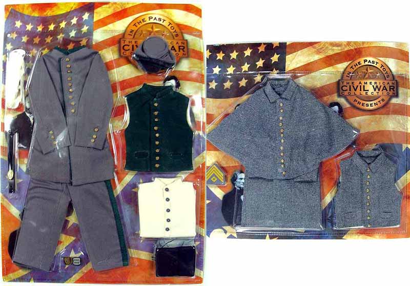 ITPT Civil War Green Uniform Set & 12 Button Over Coat Set