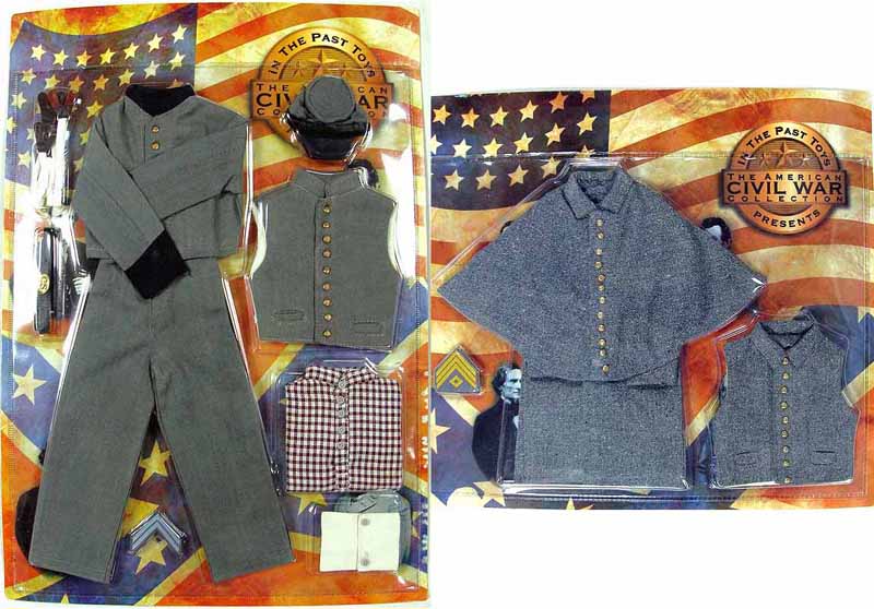 ITPT Civil War Grey Uniform Set & 12 Button Over Coat Set