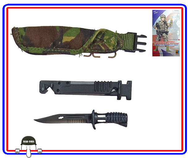 Louis Fletcher British Army Irish Guards Knife w/ Sheath