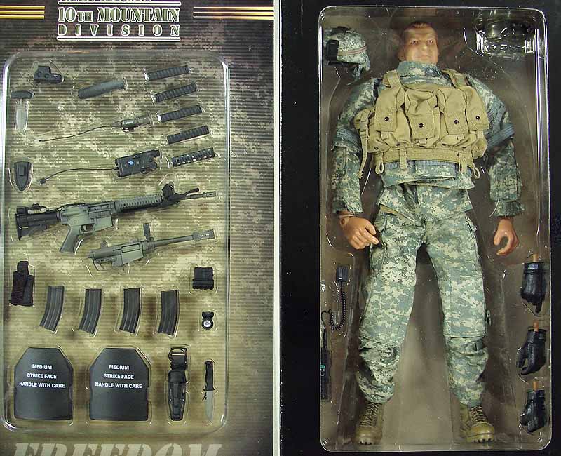 Lucas US Army 10th Mountain Division Boxed Figure
