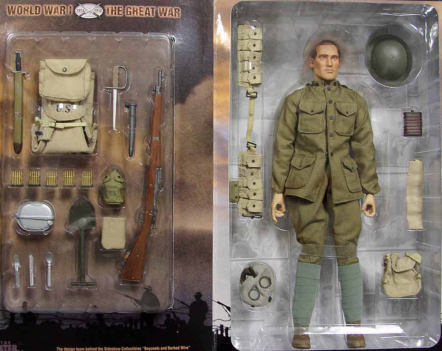 SIDESHOW EXCLUSIVE TRENCH WALL BAYONETS & BARBED WIRE BOXED SET NEW GEM SEALED