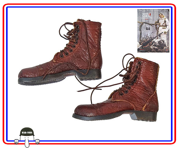 Ardennes 1/6th scale toy Soldier Story US brown boots 